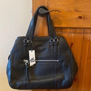 NWT black American Leather Co (ALCO) purse